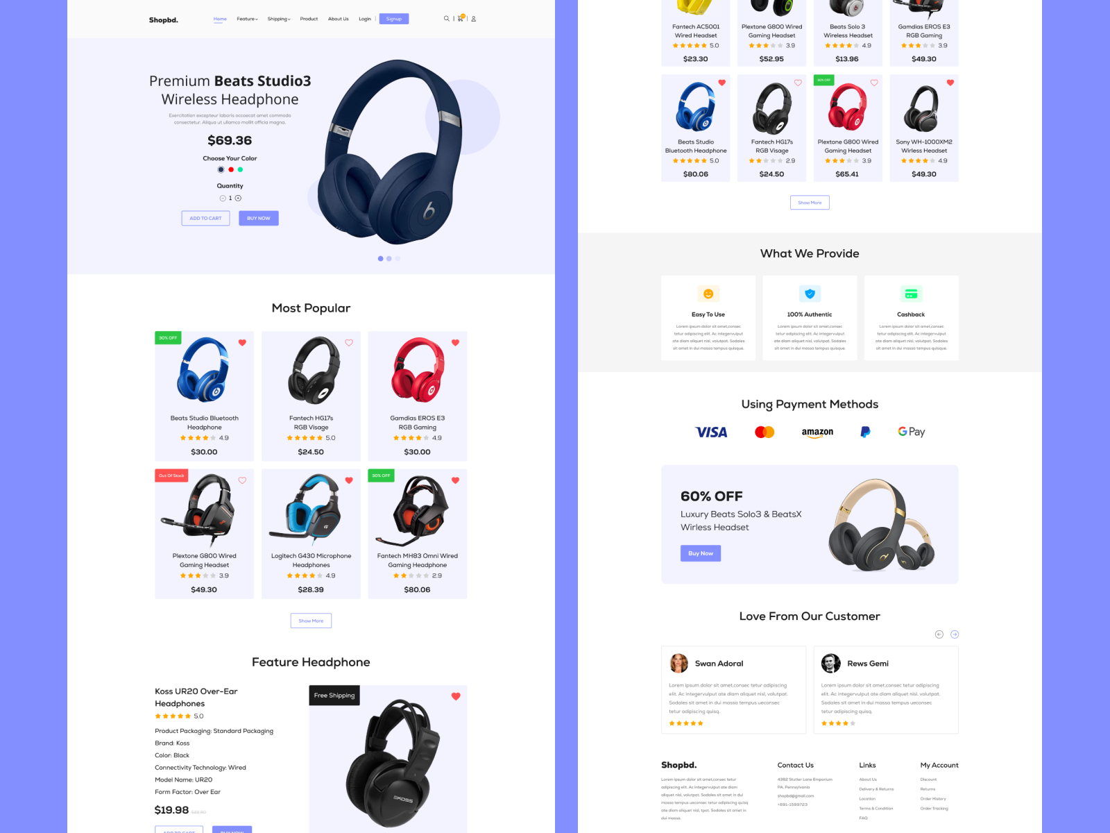 Ecommerce Web UIUX Design by Imtiaz Alam on Dribbble