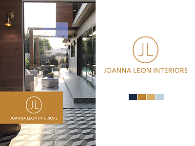 Joanna Leon Interiors branding design graphicdesign logo logodesign