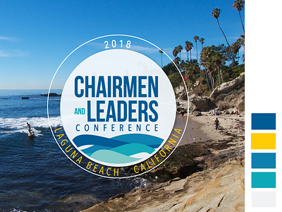 2018 Chairmen & Leaders Conference Event Logo brand branding design eventdesign eventlogo graphicdesign illustration logo logodesign lookandfeel vector