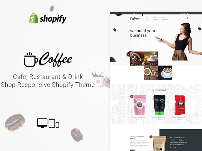 Coffee Restaurant Shopify Theme