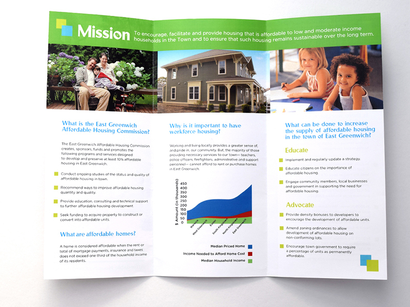 Brochure - East Greenwich Affordable Housing By Lauren Pineau On Dribbble