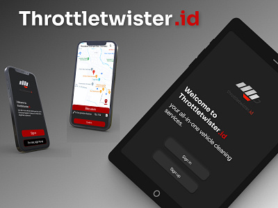 Throttletwister.id app graphic design ui