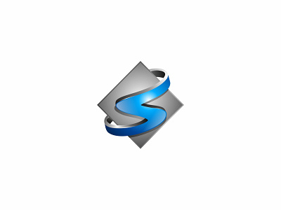 Letter S 3D Logo 3d letter logo