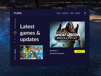 G-play Landing Page