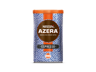 Nescafe Azera branding coffee geometric graphic design illustration nescafe packaging design pattern design