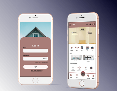 HOUSEE (Smart Home App) branding daily smarthome ui ux uxresearch uxui