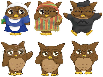 Owl animal experimental fun illustration illustrator owl vector
