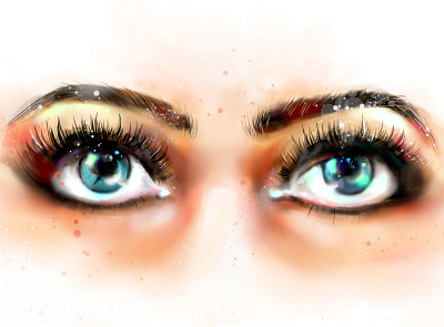 eyes design eyelashes eyes illustration people