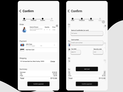 Daily challenge #002 (Credit card checkout) 002 100 challenge dailychallenge design ui ux