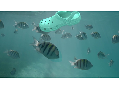 Underwater Croc 3d 3d animation 3d motion animation cinema 4d crocs motion designer underwater
