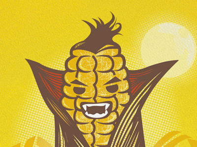Corn Dracula corn dracula tshirt vector