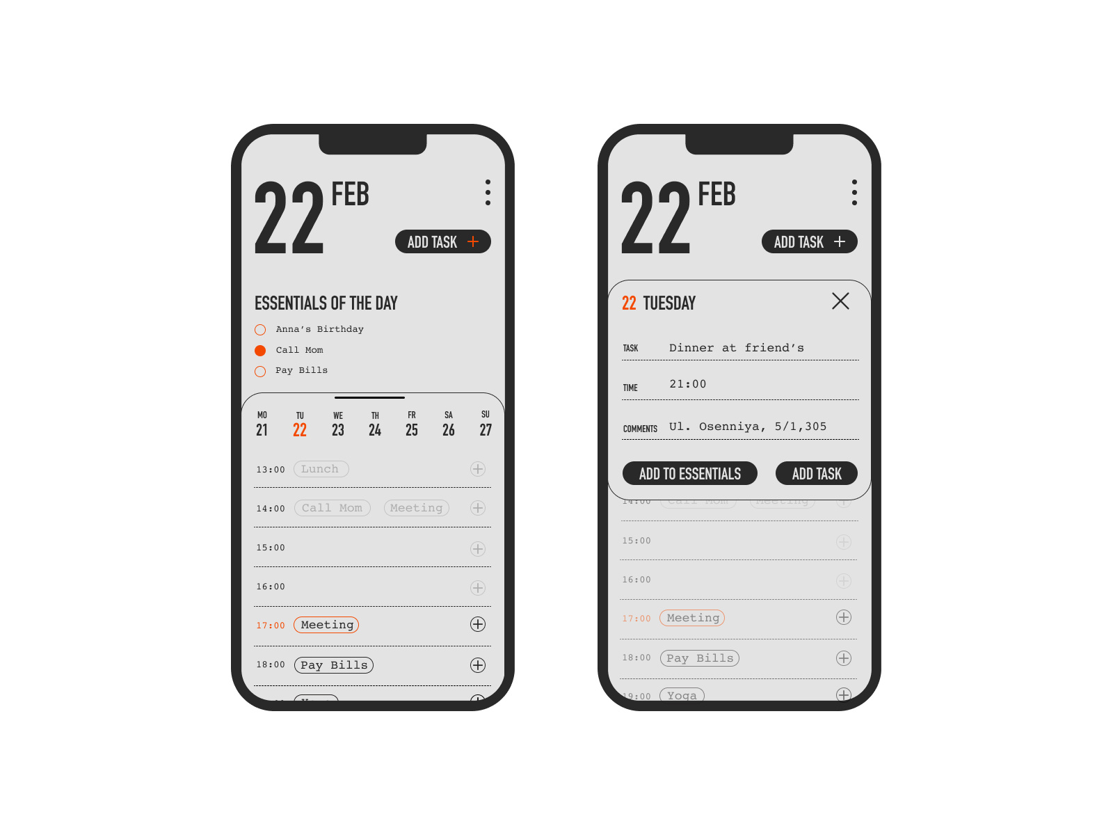 Planner App By Kseniia Shabanova On Dribbble