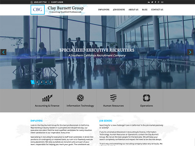 Clay Burnett Group Web Design design web website wordpress