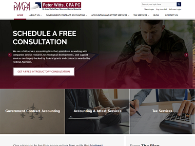 Witts CPA web design wordpress