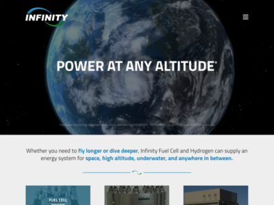 Infinity Fuel web design wordpress