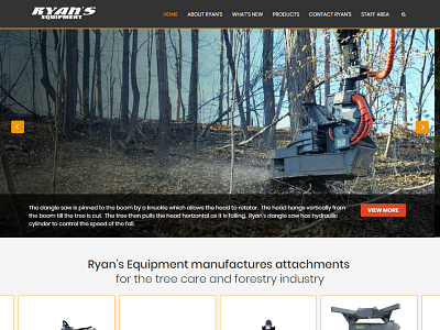 Ryan’s Equipment design responsive web web design wordpress