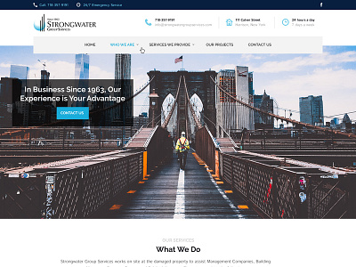 Strongwater Group Services design responsive web web design wordpress