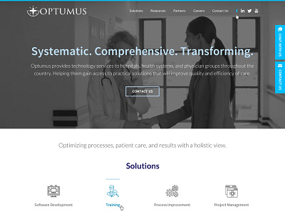 Optumus Technologies responsive web design wordpress