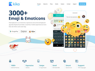 Kika Tech web design