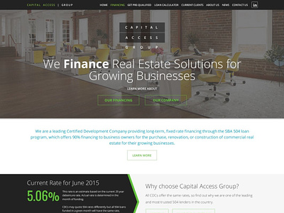 Capital Access design web design wordpress