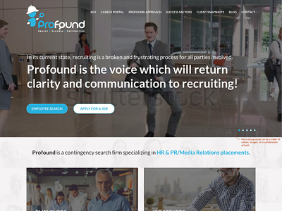 Profound Placement web design wordpress