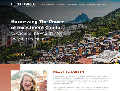 Dignity Capital design responsive web design wordpress