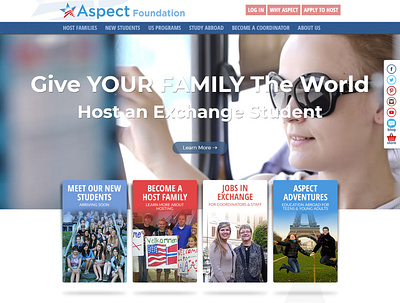 Aspect Foundation design responsive web design wordpress
