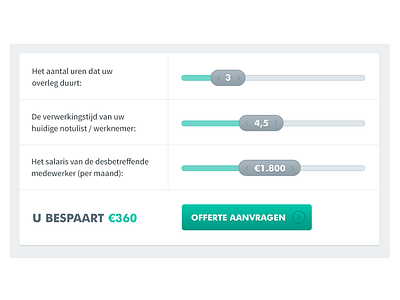 Pricing slider / calculator calculator filter price pricing slider