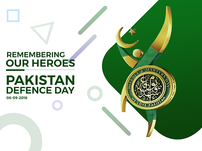 Pakistan Defence Day defence day illustration memorial day pakistan photoshop poster