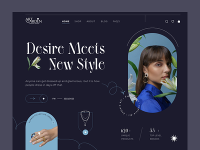 ArtCarden – Jewelry Website Design