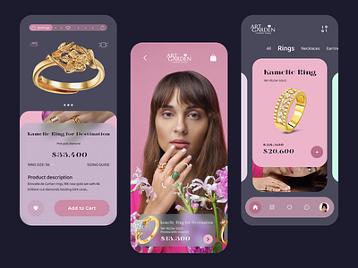 Carden - Mobile design for Jewelry