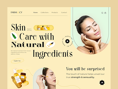 Beauty Product Shop Website 3d animation beauty branding cosmetics design graphic design illustration logo mobile motion graphics products shop ui ux vector