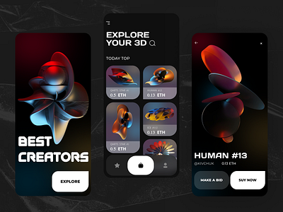 3D Mobie IOS App 3d android animation app branding design graphic design illustration ios logo mobile motion graphics ui ux vector