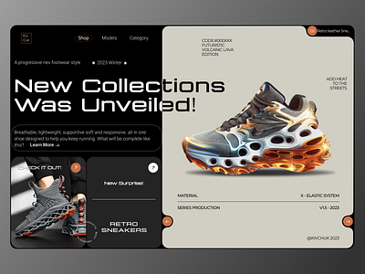 Nike — Sneakers Hero Section