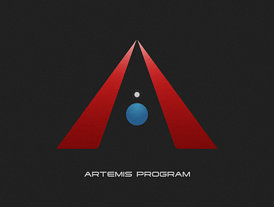 Artemis Program illustration logo nasa physics science space