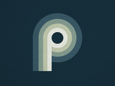 P nasa science space type typography