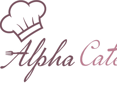 Alpha Catering Services Logo branding design graphic design icon illustration logo typography