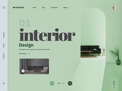 Day 13 - Website Practise clean creative design landing page minimal modern ui uidesign userinterface websiteheader