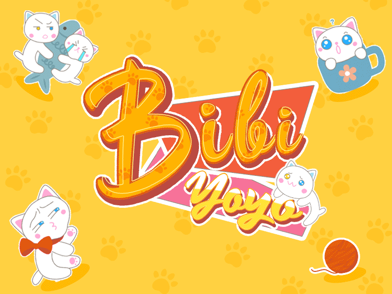 Cat Sticker Bibi&Yoyo by Evolsuuuuu on Dribbble