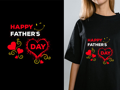 Happy Fathers Day T-shirt Design annual clothing design event graphic design jersey new year party streetwear t shirt t shirt design tank top tracksuit trouser tshirt tshirts