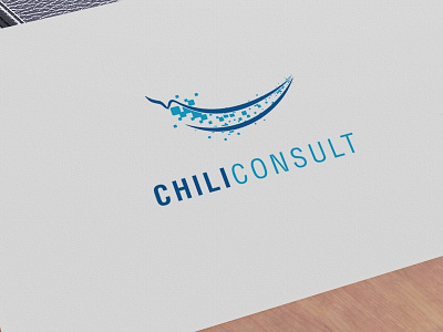 Chilli Consult blue branding chilli clean consultancy design dualtone esolz esolzlogodesign icon logo logo design professional simple ui ux vector