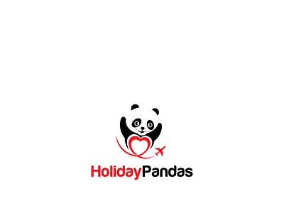 Holiday Pandas branding clean design destination flight holiday icon illustration illustrations logo logo design panda professional simple ui vector web 3.0