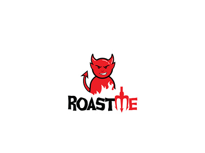 Roastme art work black branding esolz icon logo logo design red restaurent unique