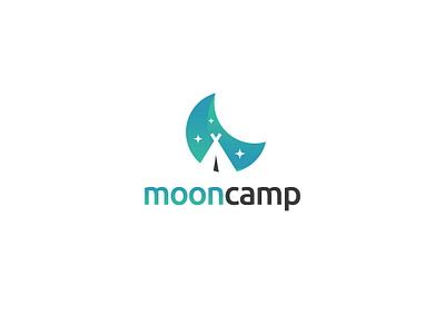 Mooncamp esolz icon iconic illustration logo design professional simple vector