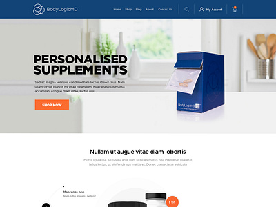 Body Logic MD ecommerce shop esolz esolzwebdesign fitness health health drink online store supplements user experience webpage design website