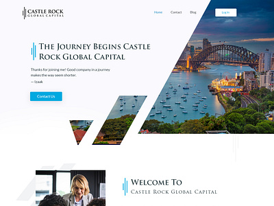 Castle Rock Global Capital design esolz esolzwebdesign financial investment professional ui