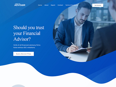 Check My Advisor advisor advisory firm esolz finance home page pricing table webpagedesign website