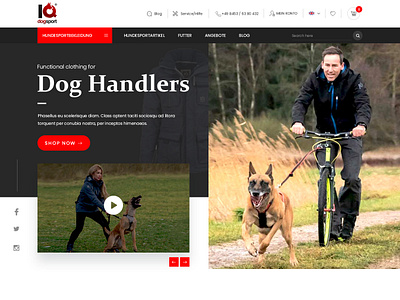 Iq Dogsport creative design esolzwebdesign illustration iq dogsport professional typography ui webdesign