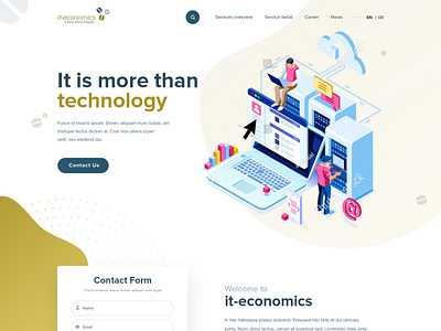 It Economics esolzwebdesign illustration it economics professional typography ui website design