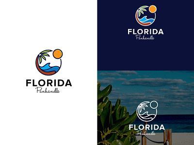 Florida Panhandle branding clean esolzlogodesign florida panhandle illustration logo ui